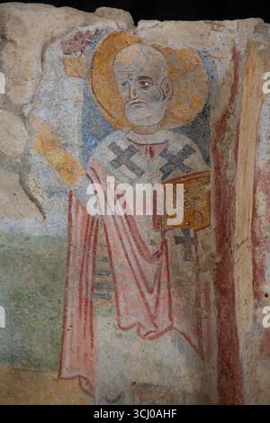 Fresken, St. Nickolas Kirche, 4. Jahrhundert, Myra Acient City, Demre, Antalya, Türkei Stockfoto