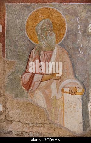 Fresken, St. Nickolas Kirche, 4. Jahrhundert, Myra Acient City, Demre, Antalya, Türkei Stockfoto