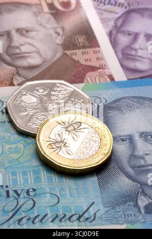 König Karl III. Währung Stockfoto