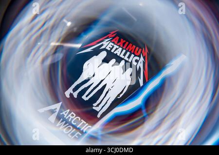 Crew-Mitglieder von Meyer Shank Racing Honda bereiten ihren Rennwagen für den Grand Prix von Borchetta Bourbon Music City im LIBANON, TN, USA vor. Stockfoto