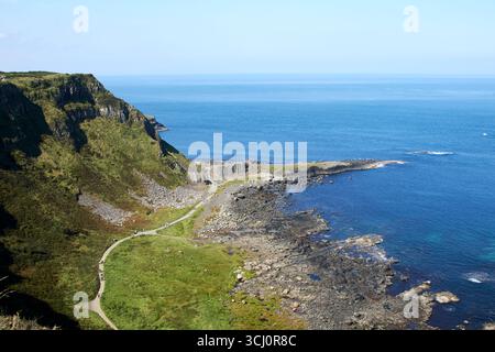 Riants Causeway Causeway Küstenroute County antrim Nordirland großbritannien Stockfoto