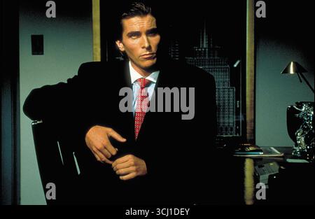 American Psycho Year : 2000 USA unter der Regie von Mary Harron Christian Bale Stockfoto