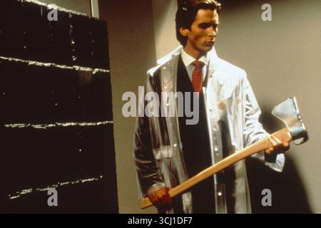 American Psycho Year : 2000 USA unter der Regie von Mary Harron Christian Bale Stockfoto