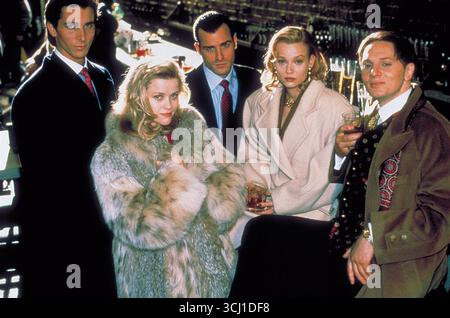 American Psycho Year : 2000 USA Regie: Mary Harron Christian Bale, Reese Witherspoon, Justin Theroux, Samantha Mathis, Matt Ross Stockfoto