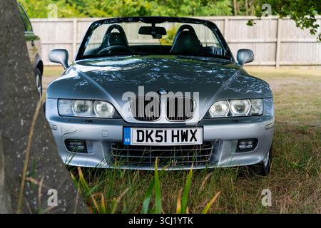 Z3, BMW, bayerischer Automobilhersteller, Roadster, 3Ltr., 2 Sitzer, 2 Türen, Baujahr 2001, gebaut in Amerika, South Carolina, Werk, Spartanburg. Stockfoto