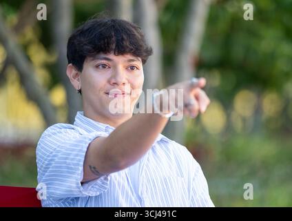 Johannes Pietsch, alias JJ, WSA-Gewinner 2025, am Donnerstag, den 4. September, 2025 in Wien, Österreich, während eines Interviews mit APA - Austria Press Agency über seine neue Single. - 20250904 PD2271 Credit: APA-PictureDesk/Alamy Live News Stockfoto