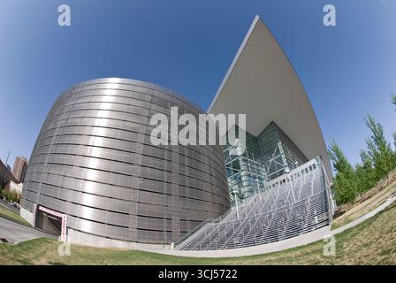 Außenansicht des Colorado Convention Center in Denver. Stockfoto