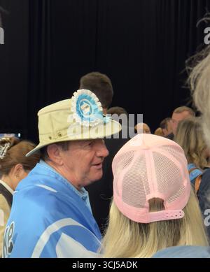 Birmingham NEC. Freitag, 5. September 2025. Die Mitglieder der Reformpartei kommen zur Reformkonferenz bei der NEC Bridget Catterall/AlamyLiveNews Stockfoto