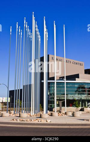 SASKATOON - 24. JULI: Das Remai Arts Center, auch bekannt als Persephone Theatre, bietet das beste Live-Theater in Saskatoon. 24. Juli 2010 in Saskatoon, Stockfoto