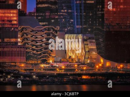 Hudson Yards Schiff NYC Stockfoto