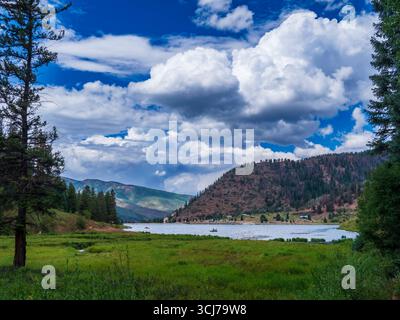 Lake, Sylvan Lake State Park, Eagle, Colorado. Stockfoto