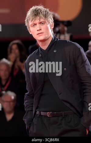 Venedig, Italien. September 2025. Enzo Brumm besucht den roten Teppich „Silent Friend“ während des 82. Internationalen Filmfestivals von Venedig am Freitag, den 5. September 2025. Foto: Rocco Spaziani/UPI Credit: UPI/Alamy Live News Stockfoto