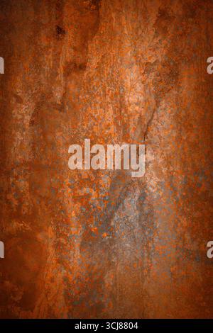 Lackierter Hintergrund, der orange ist. Stockfoto