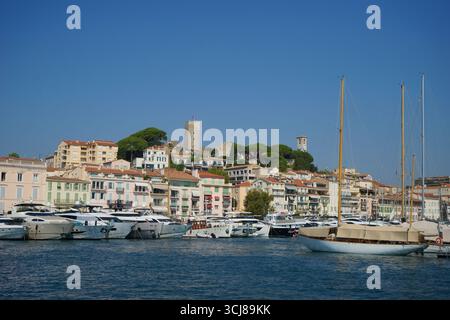Hafen von Cannes, Frankreich Stockfoto