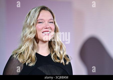 Venedig, Italien. September 2025. Lea Seydoux besuchte die Silent Friend Premiere im Rahmen des 82. Internationalen Filmfestivals von Venedig am 5. September 2025 im Lido in Venedig. Foto: Aurore Marechal/ABACAPRESS.COM Credit: Abaca Press/Alamy Live News Stockfoto