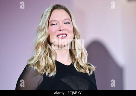 Venedig, Italien. September 2025. Lea Seydoux besuchte die Silent Friend Premiere im Rahmen des 82. Internationalen Filmfestivals von Venedig am 5. September 2025 im Lido in Venedig. Foto: Aurore Marechal/ABACAPRESS.COM Credit: Abaca Press/Alamy Live News Stockfoto