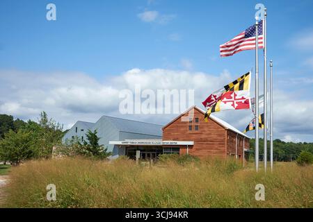 Der Harriet Tubman Underground Railroad State Park und das Visitor Center befinden sich in Dorchester County, Maryland, USA. Stockfoto