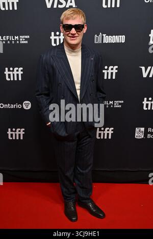 Toronto, Kanada. September 2025. Curry Barker besuchte die Vorführung des Films Obsession vor dem Toronto International Film Festival am 5. September 2025 in Toronto, Kanada. Foto: Julien Reynaud/APS-Medias/ABACAPRESS.COM Credit: Abaca Press/Alamy Live News Stockfoto