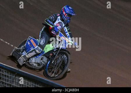 Jake Allen von Redcar Bears in Blue vor dem Cab Direct Championship-Spiel zwischen Redcar Bears und Workington Comets am Freitag, den 5. September 2025. (Foto: Trevor Wilkinson | MI News) Credit: MI News & Sport /Alamy Live News Stockfoto