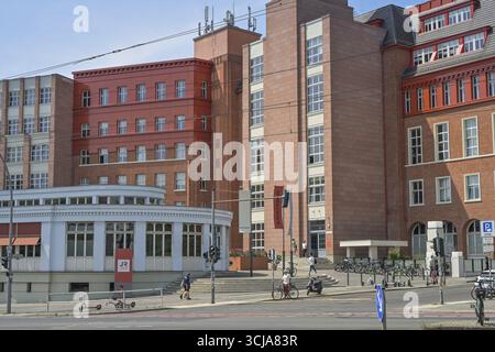Gewerbehaus Backfabrik, Saarbrücker Straße, Prenzlauer Allee, Prenzlauer Berg, Pankow, Berlin, Deutschland Stockfoto