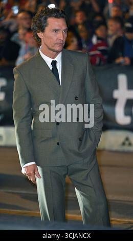 Toronto, Kanada. September 2025. Matthew McConaughey kommt zur Weltpremiere von „The Lost Bus“ während des Toronto International Film Festivals im Princess of Wales Theatre in Toronto, Kanada am Freitag, den 5. September 2025. Das Festival feiert seinen 50. Meilenstein in diesem Jahr und präsentiert 291 Filme aus aller Welt. Foto: Chris Chew/UPI Credit: UPI/Alamy Live News Stockfoto