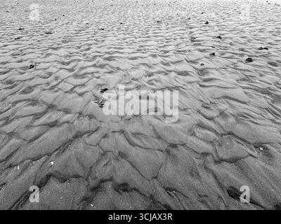 Llanddona Beach in Beaumaris Stockfoto