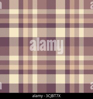 Textil mit Stoffkarosserie, klassischer nahtloser Hintergrund-Schottenkaro. Diwali Vektor-Karomuster in hellen und pastellfarbenen Farben. Stock Vektor