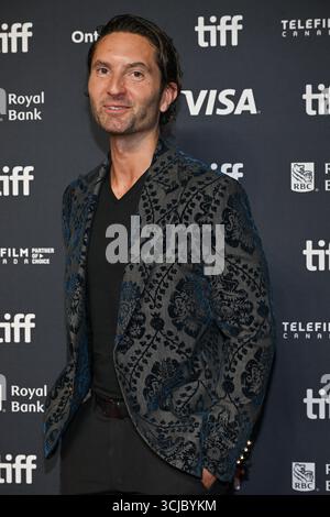 Toronto, Kanada. September 2025. Mike Dickman besuchte die Vorführung des Films Gandhi vor dem Toronto International Film Festival (TIFF) am 6. September 2025 in Toronto, Kanada. Foto: Julien Reynaud/APS-Medias/ABACAPRESS.COM Credit: Abaca Press/Alamy Live News Stockfoto