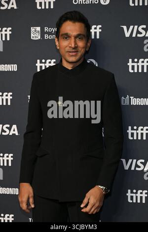 Toronto, Kanada. September 2025. Pratik Gandhi besuchte am 6. September 2025 die Vorführung des Films Gandhi vor dem Toronto International Film Festival (TIFF) in Toronto, Kanada. Foto: Julien Reynaud/APS-Medias/ABACAPRESS.COM Credit: Abaca Press/Alamy Live News Stockfoto