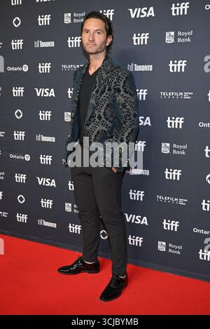 Toronto, Kanada. September 2025. Mike Dickman besuchte die Vorführung des Films Gandhi vor dem Toronto International Film Festival (TIFF) am 6. September 2025 in Toronto, Kanada. Foto: Julien Reynaud/APS-Medias/ABACAPRESS.COM Credit: Abaca Press/Alamy Live News Stockfoto