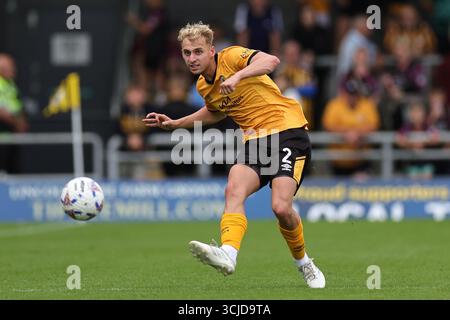 BOSTON, GROSSBRITANNIEN. SEPTEMBER 2025. Ben Grist von Boston United während des Spiels der Enterprise National League zwischen Boston United und Solihull Moors im Jakemans Community Stadium in Boston, Großbritannien. Quelle: James Holyoak/Alamy Live News Stockfoto
