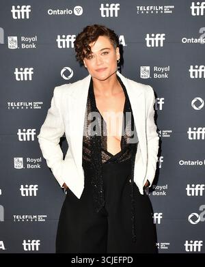 Toronto, Kanada. September 2025. Katy O'Brian ist bei der Premiere von Steve während des Toronto International Film Festivals 2025 im Royal Alexandra Theatre dabei. (Foto: Image Space/SOPA Images/SIPA USA) Credit: SIPA USA/Alamy Live News Stockfoto