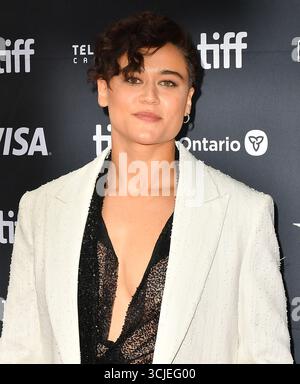 Toronto, Kanada. September 2025. Katy O'Brian ist bei der Premiere von Steve während des Toronto International Film Festivals 2025 im Royal Alexandra Theatre dabei. (Foto: Image Space/SOPA Images/SIPA USA) Credit: SIPA USA/Alamy Live News Stockfoto
