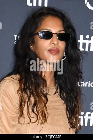Toronto, ca. 6. September 2025. M.I.A. beim 50. Toronto International Film Festival Präsentation von Opfern am 6. September 2025 im Princess of Wales Theatre in Toronto, Kanada. Quelle: Mpi099/Media Punch/Alamy Live News Stockfoto