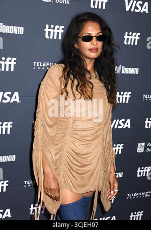 Toronto, ca. 6. September 2025. M.I.A. beim 50. Toronto International Film Festival Präsentation von Opfern am 6. September 2025 im Princess of Wales Theatre in Toronto, Kanada. Quelle: Mpi099/Media Punch/Alamy Live News Stockfoto