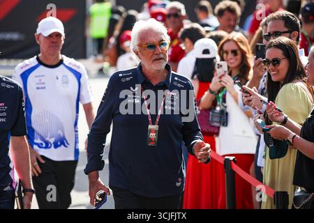 Monza, Italie. September 2025. BRIATORE Flavio (ita), Alpine F1 Team, Porträt während des Formel 1 Grand Premio d'Italia 2025, Grand Prix 2025 von Italien, 16. Runde der FIA Formel-1-Weltmeisterschaft 2025 vom 5. Bis 7. September 2025 auf dem Autodromo Nazionale Monza in Monza, Italien - Foto Xavier Bonilla/DPPI Credit: DPPI Media/Alamy Live News Stockfoto