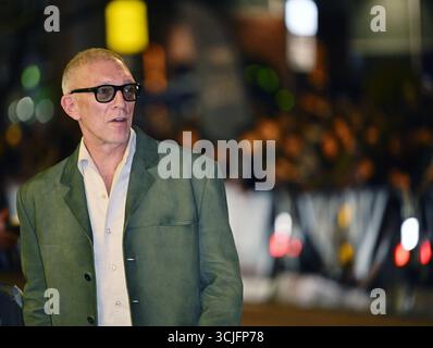 Toronto, Kanada. September 2025. Vincent Cassel kommt am Samstag, den 6. September 2025, zur Weltpremiere von „Opfergabe“ während des Toronto International Film Festivals im Princess of Wales Theatre in Toronto, Kanada. Das Festival feiert seinen 50. Meilenstein in diesem Jahr und präsentiert 291 Filme aus aller Welt. Foto: Chris Chew/UPI Credit: UPI/Alamy Live News Stockfoto