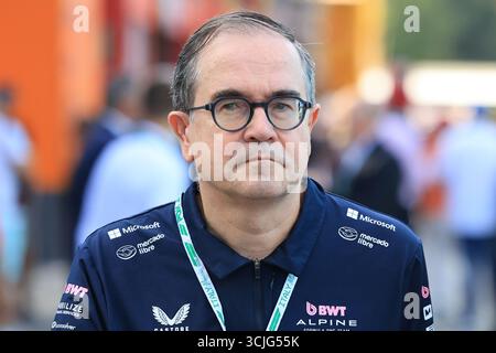 Autodromo Nazionale Monza, Monza, Italien. September 2025. Formel-1-Tag des Grand Prix 2025 in Italien; Renault CEO, Francois Provost Credit: Action Plus Sports/Alamy Live News Stockfoto