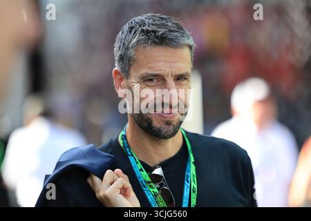 Autodromo Nazionale Monza, Monza, Italien. September 2025. Formel-1-Renntag des Grand Prix 2025 in Italien; Tony Estanguet kommt für das Rennen an Credit: Action Plus Sports/Alamy Live News Stockfoto