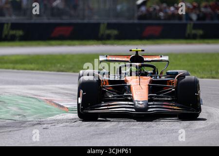 Monza, Italien. September 2025. Lando Norris fuhr McLaren MCL39 während des F1 Grand Prix von Italien am 7. September 2025 im Autodromo Nazionale Monza in Monza. (Foto von Richard Callis/Sports Press Photo) Credit: SPP Sport Press Photo. /Alamy Live News Stockfoto