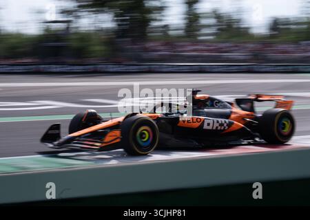 Monza, Italien. September 2025. Oscar Piastri fuhr McLaren MCL39 während des F1 Grand Prix von Italien am 7. September 2025 im Autodromo Nazionale Monza in Monza. (Foto von Richard Callis/Sports Press Photo) Credit: SPP Sport Press Photo. /Alamy Live News Stockfoto