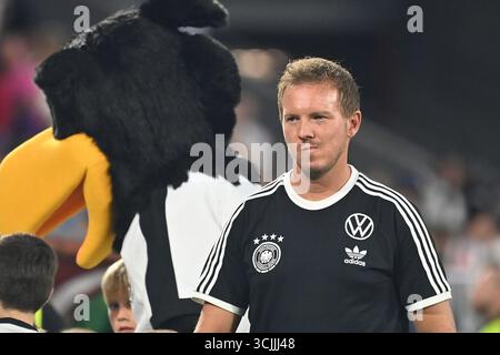 Nationaltrainer Julian NAGELSMANN (GER), Einzelbild, zugeschnittenes einzelnes Motiv, halblanges Porträt, halblanges Porträt. Internationales Fußballspiel, WM-Qualifikationsgruppe A, Spieltag 6, Deutschland (GER) gegen Nordirland (NIR) am 7. September 2025, RheinEnergieStadion. Stockfoto