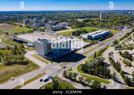 Luftaufnahme der Universität von Saskatchewan in Saskatoon. September 2020 Stockfoto