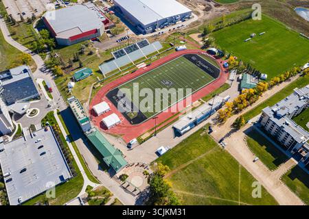 Luftaufnahme der Universität von Saskatchewan in Saskatoon. September 2019 Stockfoto