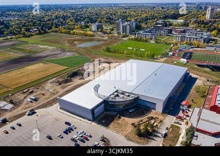 Luftaufnahme der Universität von Saskatchewan in Saskatoon. September 2019 Stockfoto