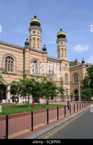 Budapest große Synagoge in der Dohany Straße Stockfoto