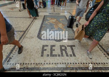 Der Bahnhof befindet sich im 12. Arrondissement, am rechten Ufer der seine im Osten von Paris. Eröffnet 1849. Stockfoto