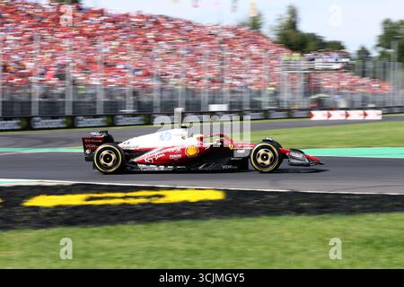 Monza, Italien. September 2025. Lewis Hamilton von Scuderia Ferrari auf der Strecke während des Formel 1 Grand Prix von Italien am 7. September 2025 im Autodromo Nazionale in Monza, Italien. Quelle: Marco Canoniero/Alamy Live News Stockfoto