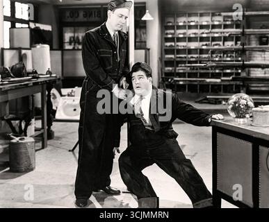 Porträt von Abbott & Costello im Film in der Gesellschaft - Werbebild, Fotograf unbekannt Stockfoto