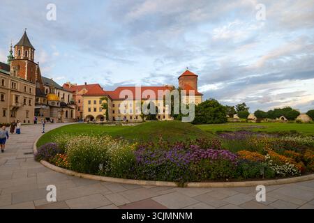 Mittelalterliche Burg Wawel in Krakau, Polen Stockfoto